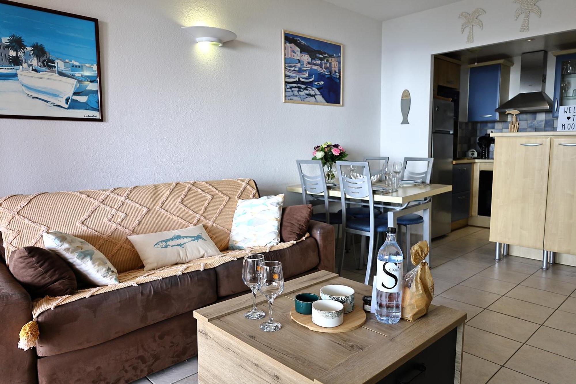 T2 Dolce - Vue Mer, Piscine & Apartment
